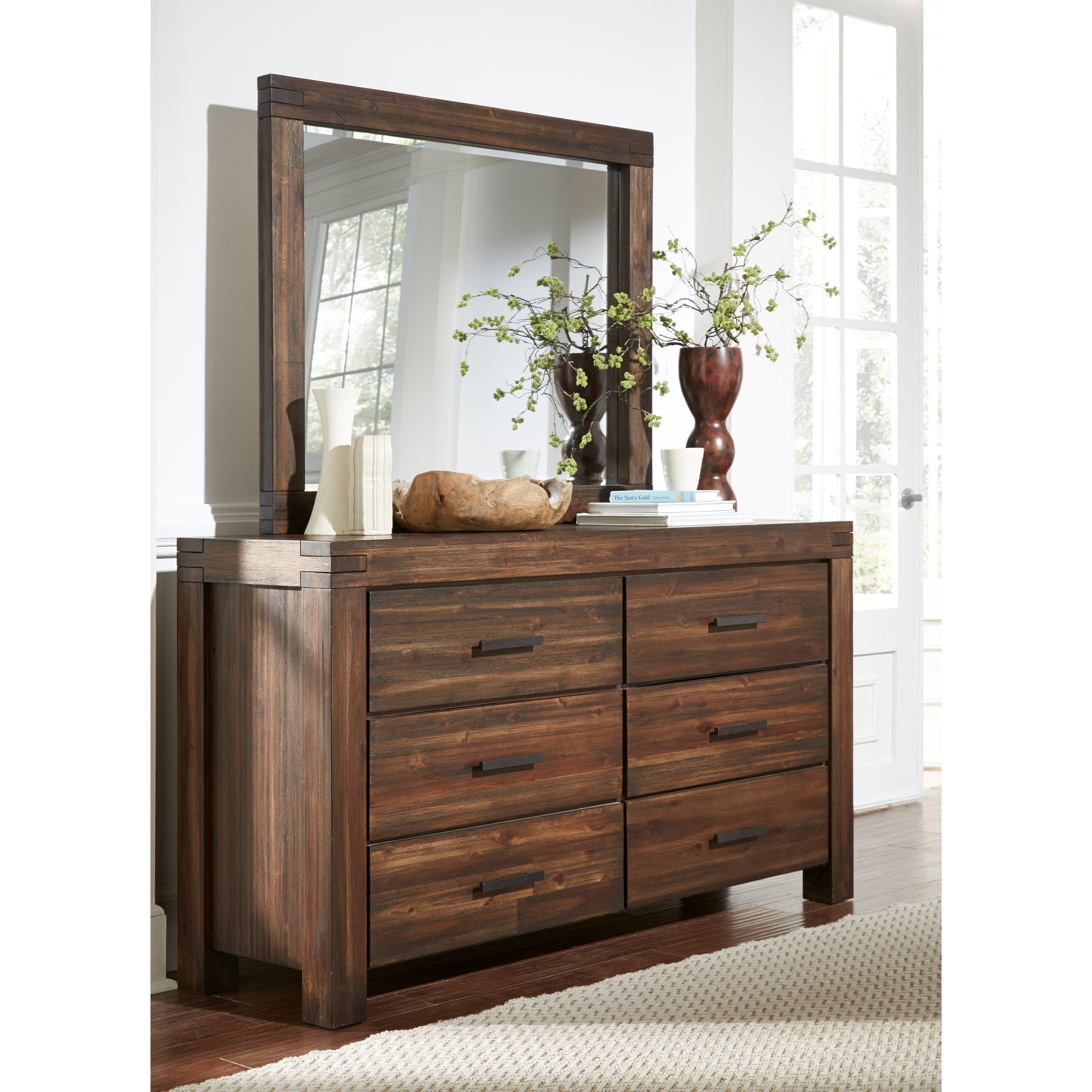 Solid wood dresser with dovetail drawers sale